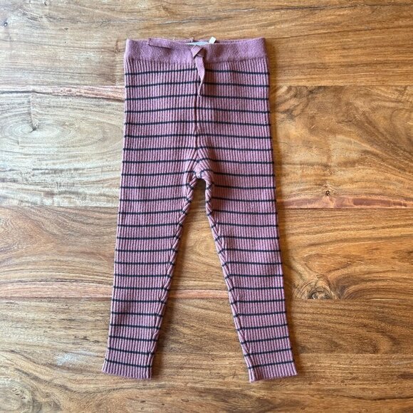 NWT Zara Knit Stripe Pants #2 - Picture 1 of 4